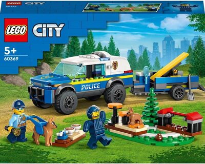 لگو سری سیتی کد  60369 - LEGO® City Mobile Police Dog Training 60369 | مدل لگو